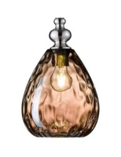 Suspension Led Uller verre ambré - Fischer & Honsel Leluminaireled.com 2