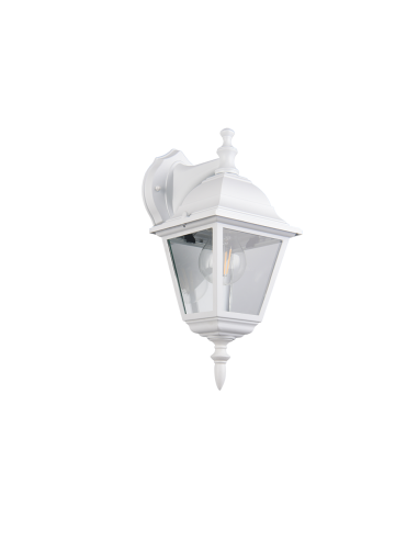 Luminaire extérieur LIVENZA pour façade avec verre transparent clair