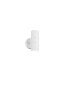 Applique murale TURIA en céramique blanc mat avec éclairage haut et bas