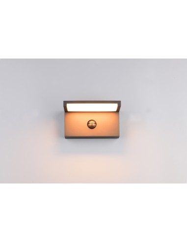 Applique LED RAVI 13W 1500lm détecteur PIR IP54 noir
