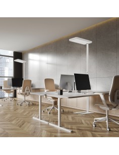 Lampadaire 55W 6250LM 4000K Aluminium Blanc - Mantra - Marsala 2