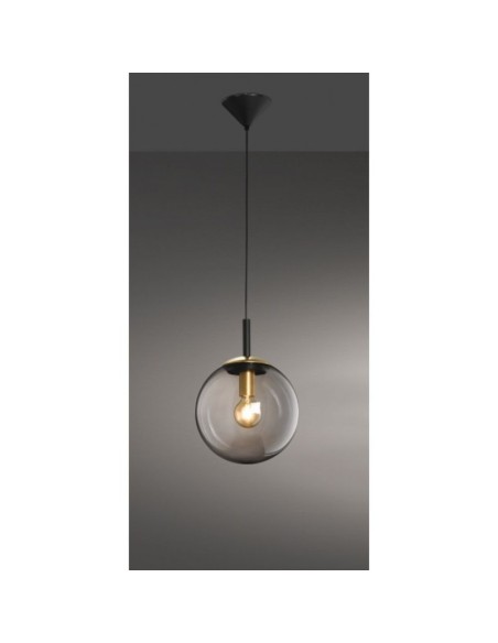 Suspension Led Dini verre fumé - Fischer & Honsel Leluminaireled.com
