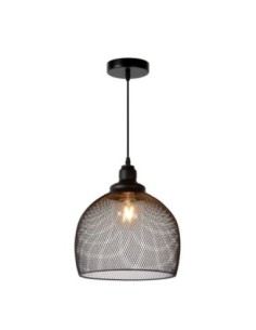 Suspension Led  intérieure  Mesh ronde noire - Lucide Leluminaireled.com