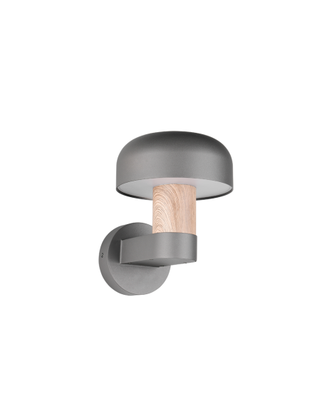 Applique murale Fraser imitation bois E27 IP54 10W