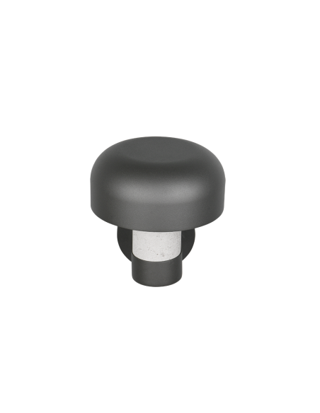 Applique murale Fraser béton E27 IP54 design champignon