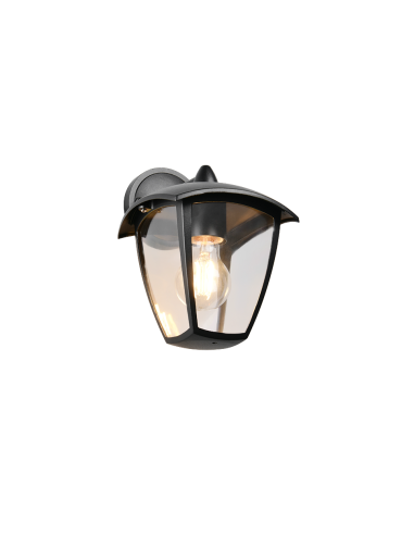 Applique extérieure Venta noir mat IP44 compatible E27