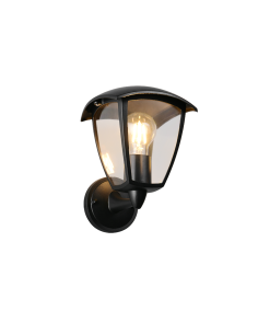 Applique extérieure Venta noir mat en fonte d’aluminium Trio