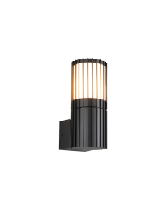 Applique extérieure Volga anthracite compacte en fonte d’aluminium