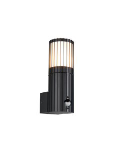 Applique extérieure Volga anthracite E27 en fonte d'aluminium