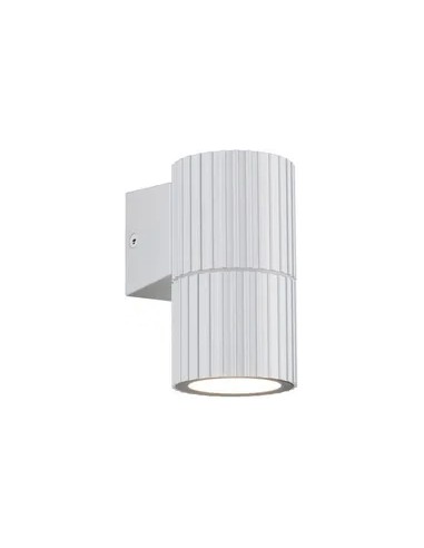 Applique extérieure Parana blanche en aluminium GU10