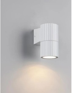 Applique extérieure Parana blanche en aluminium GU10 2