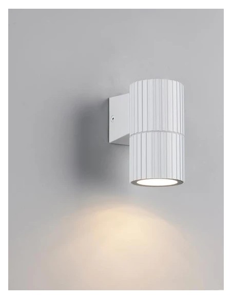 Applique murale extérieure Parana blanche IP44 design moderne