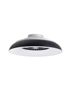 Plafonnier ventilateur dimmable CCT RGB blanc/noir - Kanlux - Plave pan