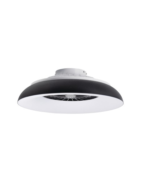 Plafonnier ventilateur dimmable CCT RGB blanc/noir - Kanlux - Plave pan