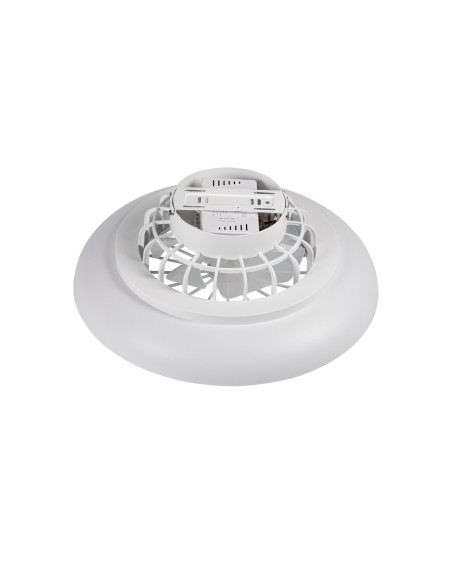 Plafonnier ventilateur dimmable CCT RGB blanc 48W - Kanlux - Plave pan