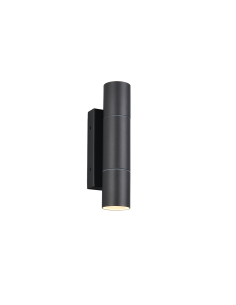 Applique extérieure Yamuna anthracite 2xGU10 en fonte d’aluminium