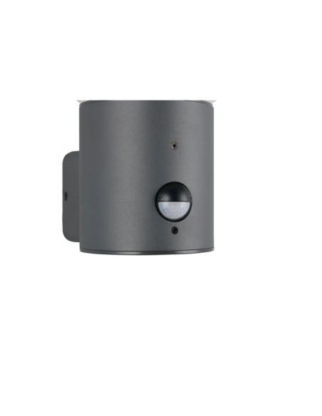 Applique extérieure Mures détecteur E27 IP44 anthracite