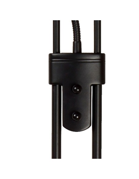 Lampadaire Led dimmable avec liseuse Champion noir - Lucide Leluminaireled.com