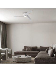 Ventilateur plafond Diam. 122cm 24W 27000/5000K Blanc - Mantra - Groenland M 2