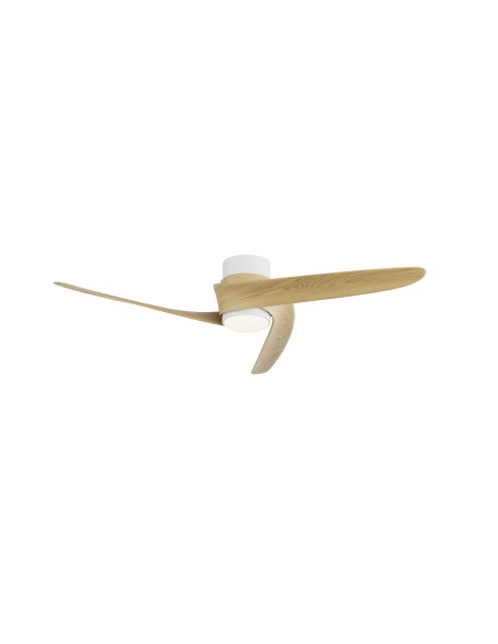 Ventilateur plafond Diam. 102cm 24W 27000/5000K Bois - Mantra - Groenland S