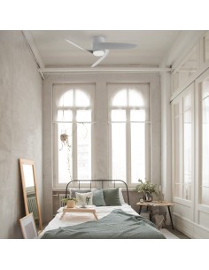 Ventilateur plafond Diam. 79.5cm 24W 27000/5000K Blanc - Mantra - Groenland XS 2