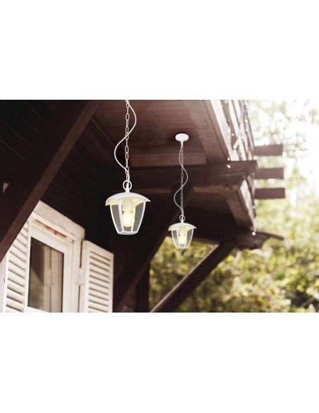 Suspension extérieure Venta IP44 blanc mat compatible E27