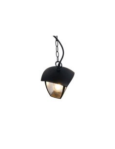 Suspension extérieure Venta noire style lanterne avec chaîne 2