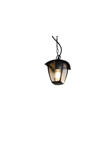 Suspension extérieure Venta noire E27 IP44 lanterne