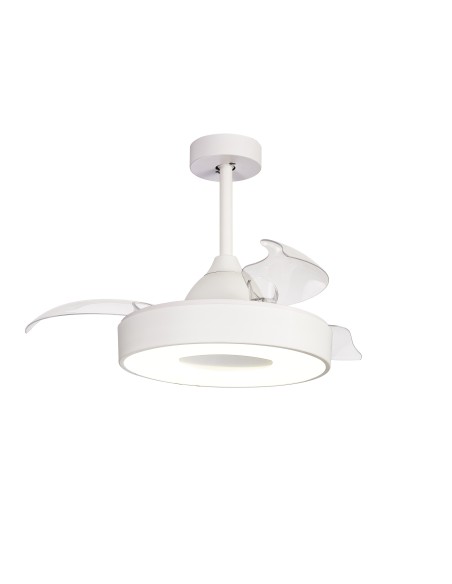 Ventilateur plafond Diam.91 cm 45W 2700/5000 K Blanc - Mantra - Coin fan mini