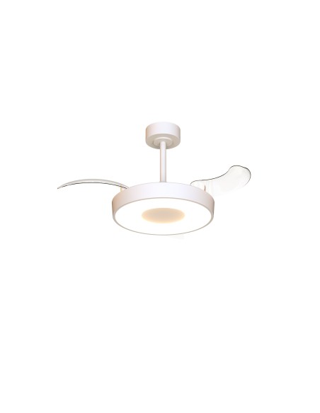 Ventilateur Diam.40 cm 36W 3000/5000 K Blanc - Mantra - Coin fan mini smart