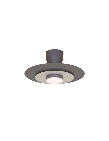 Ventilateur Diam.50 cm 20W 3000/5000 K Café et Nickel - Mantra - Kyoto