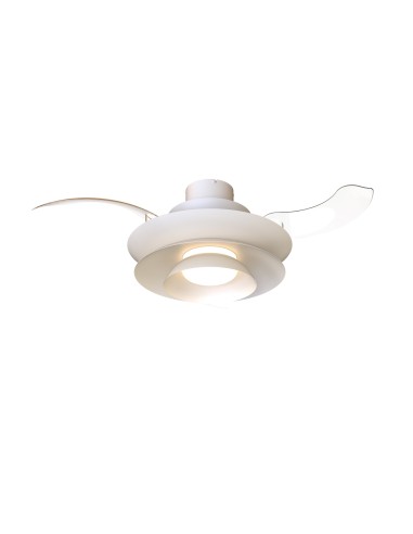 Ventilateur plafond Diam. 50 cm 20W 2520 LM 3000K / 5000K Blanc- Mantra - Aconcagua