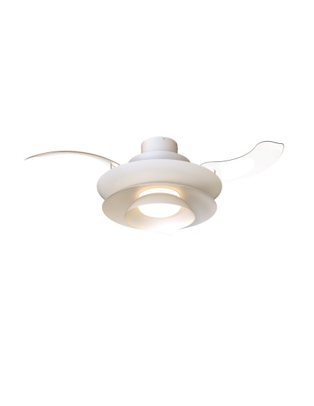 Ventilateur plafond Diam. 50 cm 20W 2520 LM 3000K / 5000K Blanc- Mantra - Aconcagua