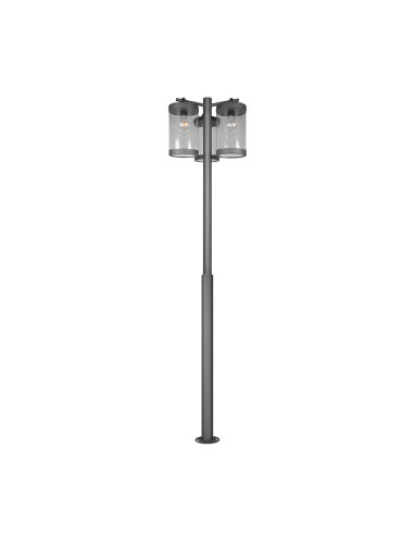 Lampadaire extérieur Sambesi anthracite 3xE27 IP44