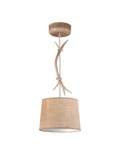 Petite Suspension 1xE27, max. 40W, Imitation Bois - Mantra - Sabina