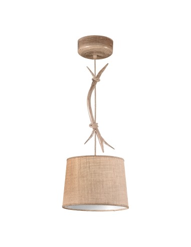 Petite Suspension 1xE27, max. 40W, Imitation Bois - Mantra - Sabina