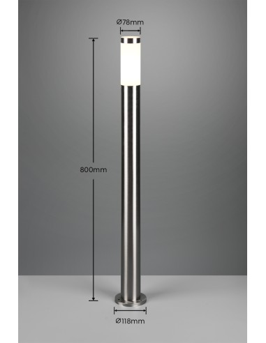 Borne extérieure Trioto IP44 avec culot E27 design moderne