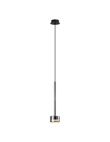Suspension Diam 9.8 cm 1x GX53, IP20, Verre chromé - Mantra - Tonic