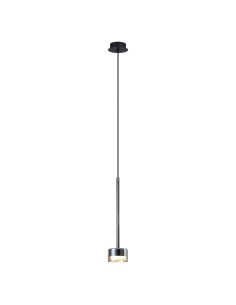 Suspension Diam 9.8 cm 1xGX53, IP20, Verre Bronze/Noir - Mantra - Tonic