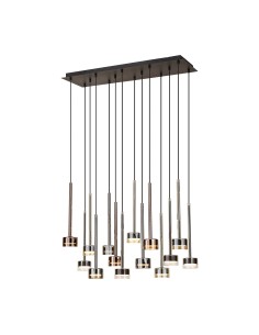 Suspension 14xGX53, 12W, IP20, Verre Multicolore - Mantra - Tonic