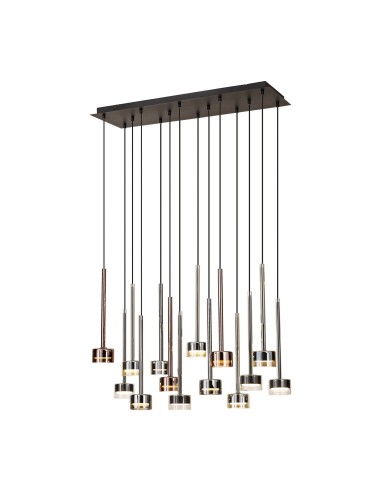 Suspension 14xGX53, 12W, IP20, Verre Multicolore - Mantra - Tonic