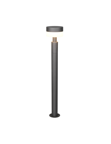 Borne lumineuse extérieure Mackenzie LED anthracite 800 lumens