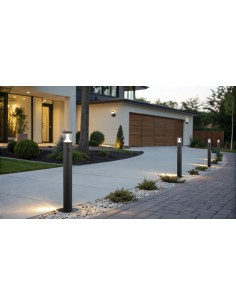 Borne lumineuse extérieure Tagus LED anthracite 1500 lumens 2