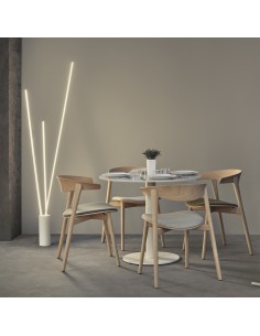 Lampadaire Diam. 11cm, 3000K, 4300LM, 67W Noir - Mantra - Vertical 2