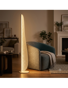 Lampadaire 3000K, 1200LM, 20W Acrylique Blanc - Mantra - Bianca 2