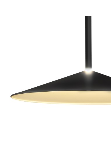 Grande suspension Led 16W 1200LM 3000K Noir - Mantra - Calice