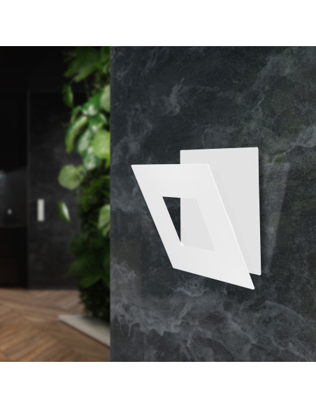 Applique Murale LED 12W 840 LM 3000K Aluminium Blanc - Mantra - Dalia