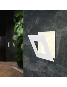 Applique Murale LED 18W 1260LM 3000K Aluminium Blanc - Mantra - Dalia 2