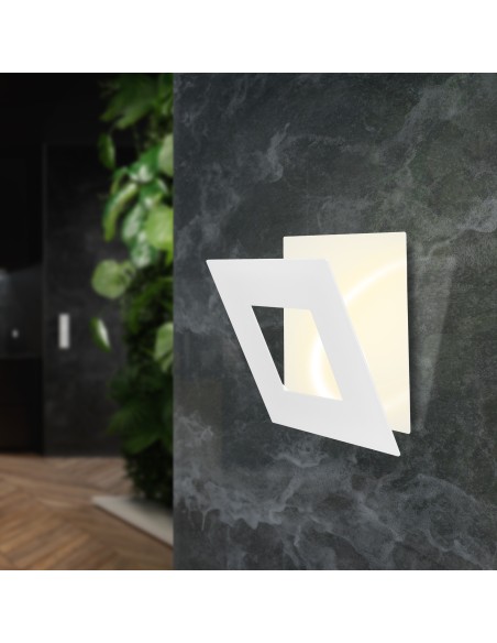 Applique Murale LED 18W 1260LM 3000K Aluminium Blanc - Mantra - Dalia