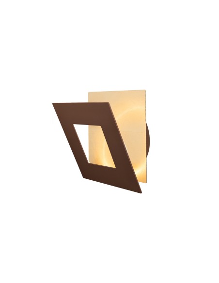 Applique Murale  18W 1260LM 3000K Aluminium Rouille/Or-Mantra - Dalia